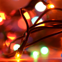 colorful holiday lights