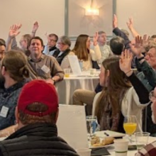 Photo of Vermont municipal officials at a VLCT training
