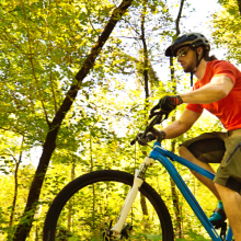 Image biker on trail