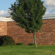 one story brick school building