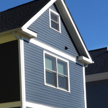 row of new homes