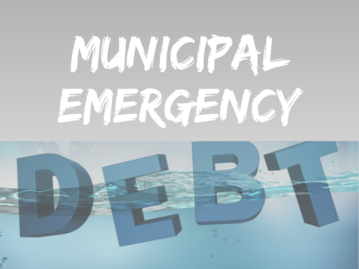 the words "Municipal Emergency Debt"