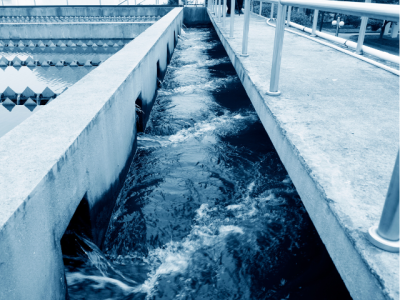 photo of part of a water treatment plant