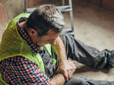 facilities worker with a painful wrist