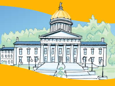 illustration of the Vermont State House